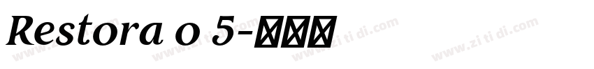 Restora o 5字体转换